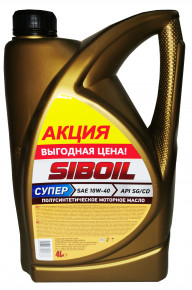   "Siboil " SAE 10W40 / 4.